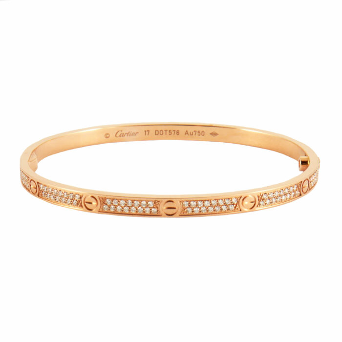 CARTIER Pulsera LOVE Pavé PM