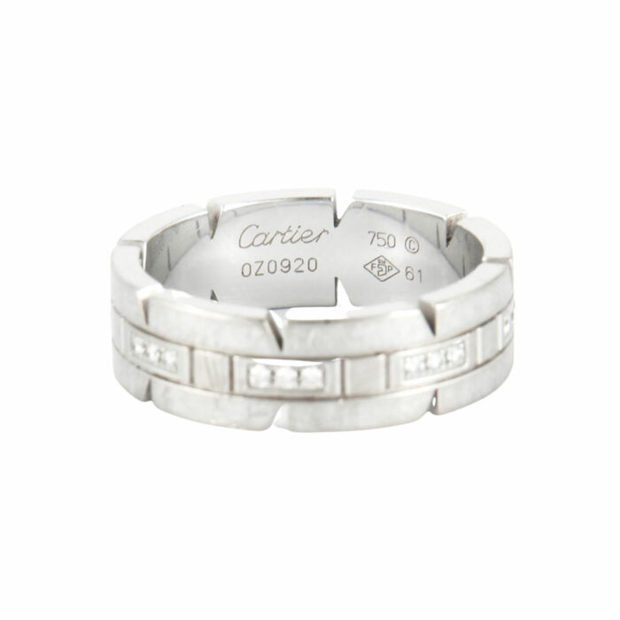 CARTIER Anillo Tank diamantes