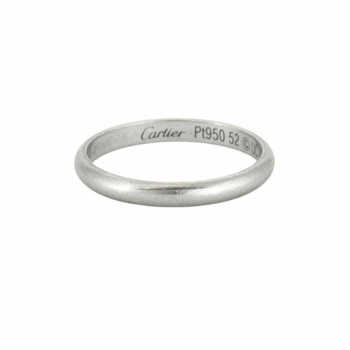 Anillo Platino alianza cartier