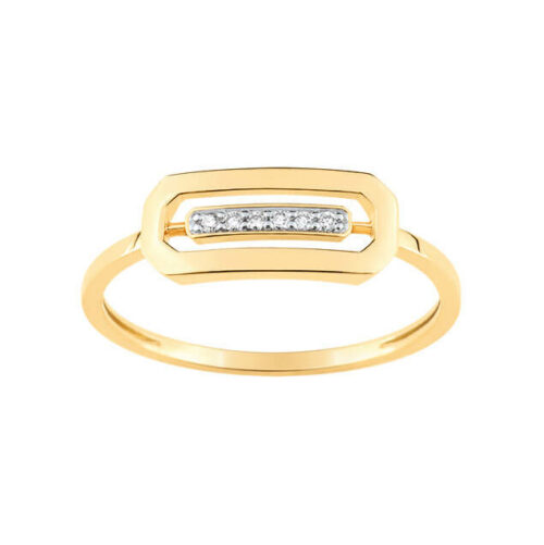 anillo oro amarillo diamantes