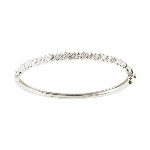 pulsera move oro blanco diamantes