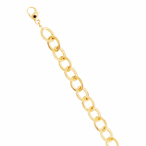 Pulsera de eslabon oval oro